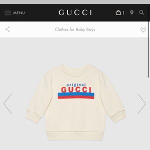 Gucci Sweatshirt , 12-18 months , runs a little small